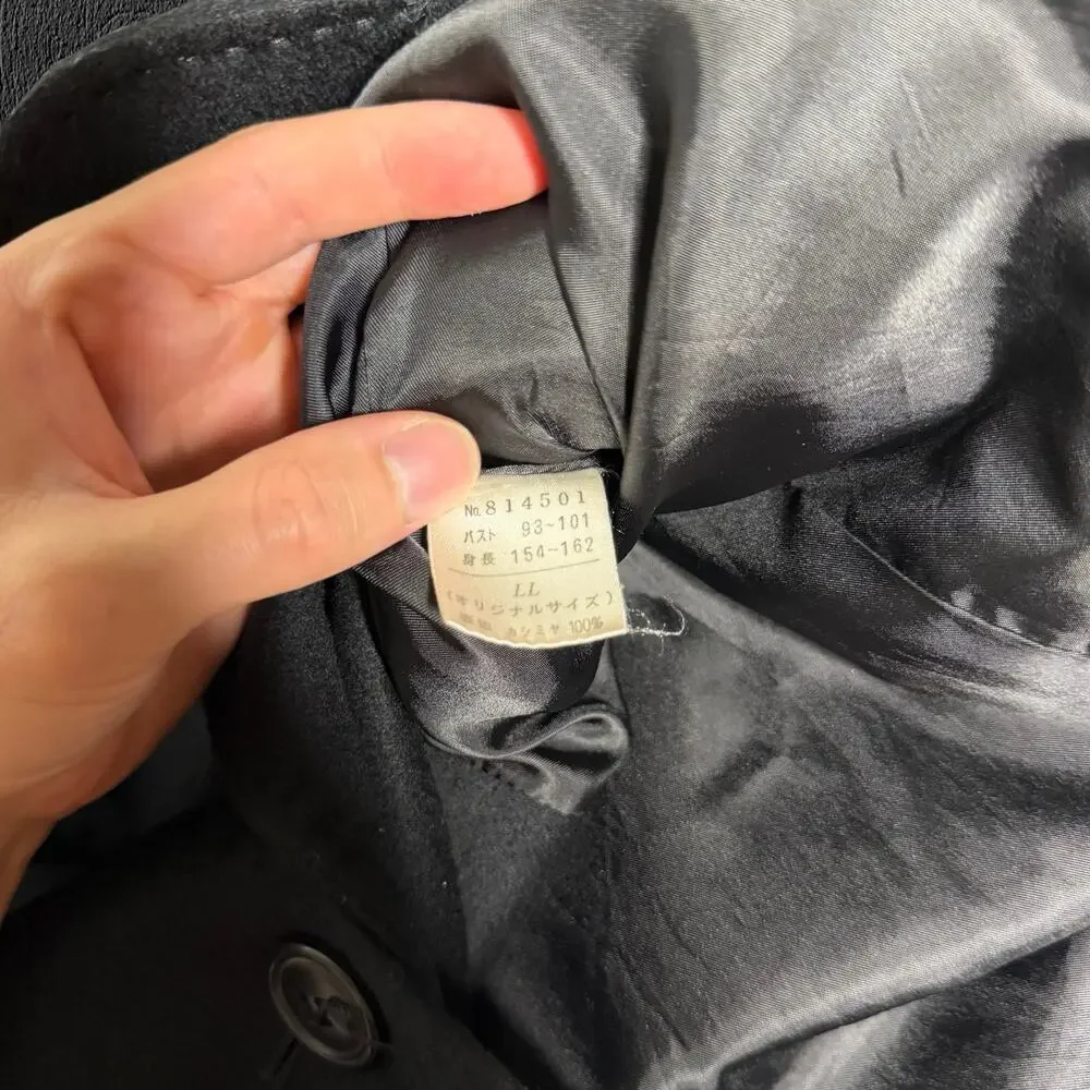 Vintage 100% Cashmere black Blazer Sport Coat